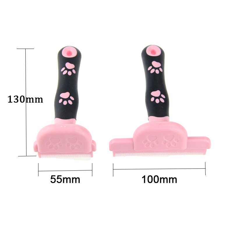 Pet Hair Deshedding Comb Pet Dog Cat Brush Grooming Tool Hair Removal Joneting Comb For Dogs Cats Furmins