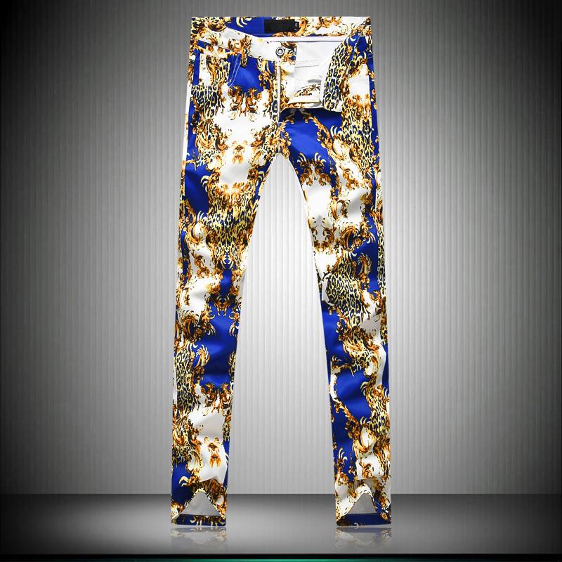 MIXCUBIC – pantalon imprimé léopard pour homme, coupe slim, taille 29 à 38, Unique, style collège, automne
