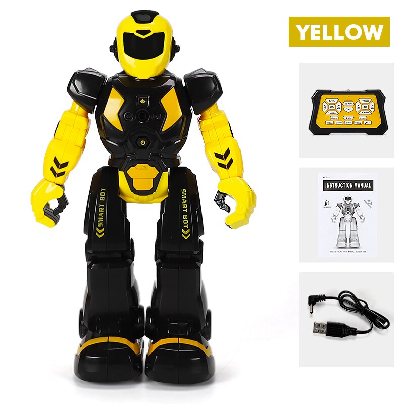 AR Intelligence Toy Robot Remote Control Intelligent Robot Music Robot USB Recharge Early Learning Intelligence rc toy for