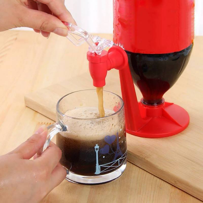 Embotellada bebida Soda coca Drinkeware dispensador de agua de grifo protector titular casa embotellada bebida portátil al revés botella de Coca-Cola
