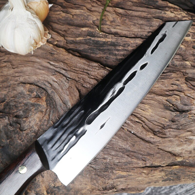 Chef Knife Forged Japanese Knife Santoku Chopping Slicing High Carbon Stainless Steel Meat Vegetable Cleaver