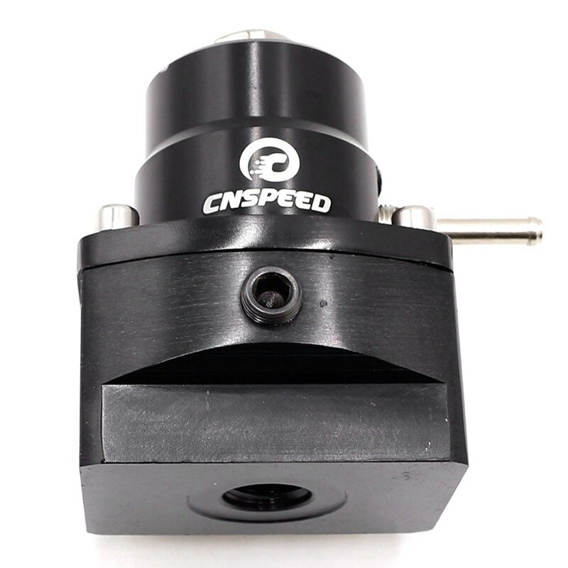 CNSPEED Fuel Pressure Regulator Kit AN8 High Pressure Fuel Regulator -8AN 8/8/6 EFI Fuel Pressure Regulator with Gauge