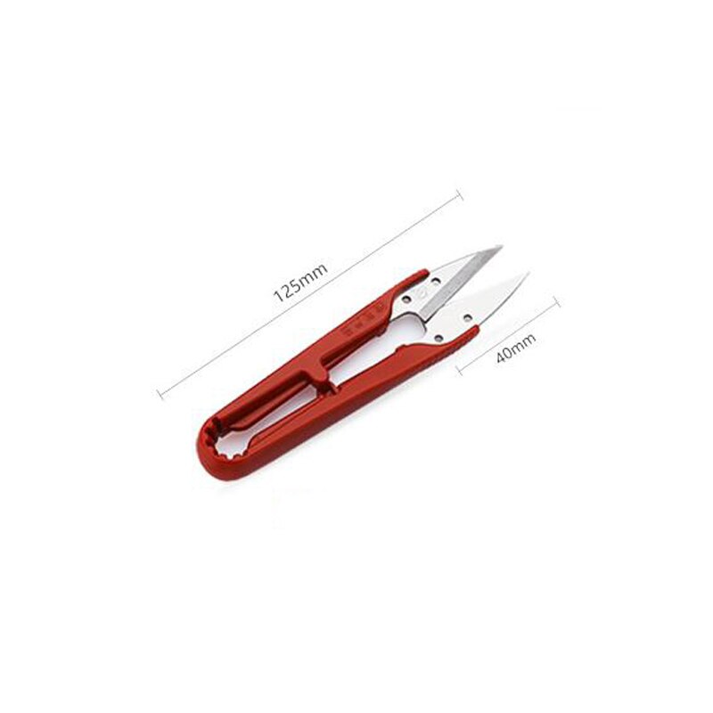 1Pcs U Vorm Clippers Trimmen Briefpapier Schaar Naaien Tangen Knipt Frezen Draad Snippers Trimmen Diy Schaar Gereedschap: JD0194-(PIN-1551)