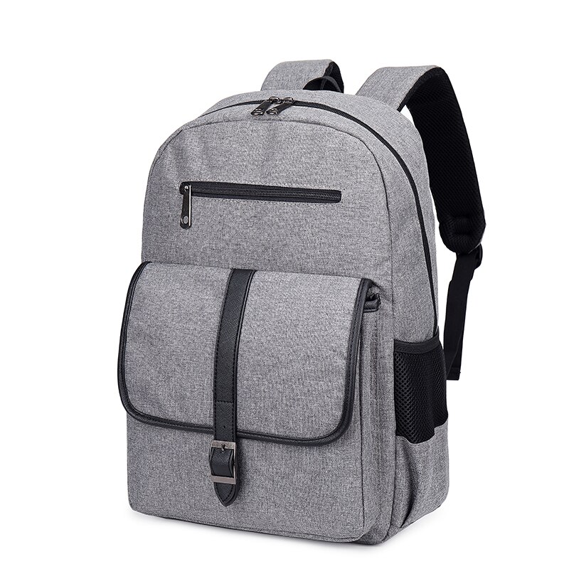Mochila nueva ZENBEFE para la escuela, mochila impermeable de nailon, mochila de viaje de gran capacidad, mochila escolar negra para adolescente