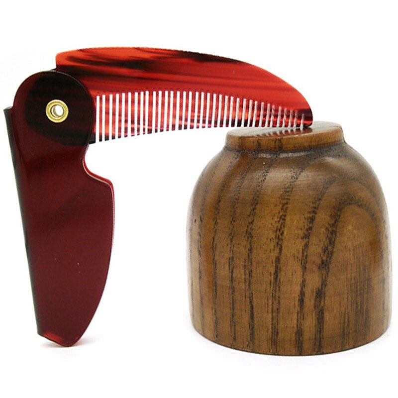 Eagle Mouth Type Oil Head Comb Back Comb Acrylic Plastic Folding Comb Mini Pocket Comb