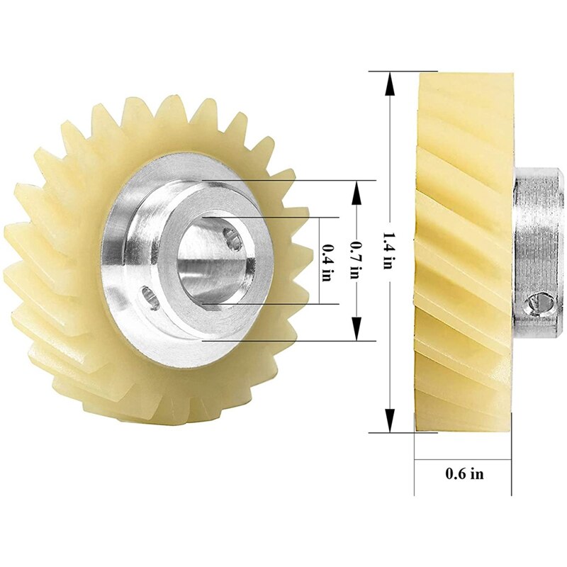 W10112253 Mixer Wormwiel Vervanging Deel Perfect Fit Voor Kitchenaid Mixers-Vervangt 4162897 4169830 AP4295669