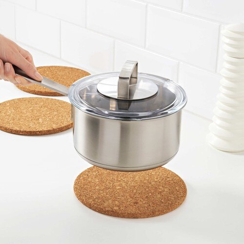 Heat Cork Trivet 19 cm 3 Pcs