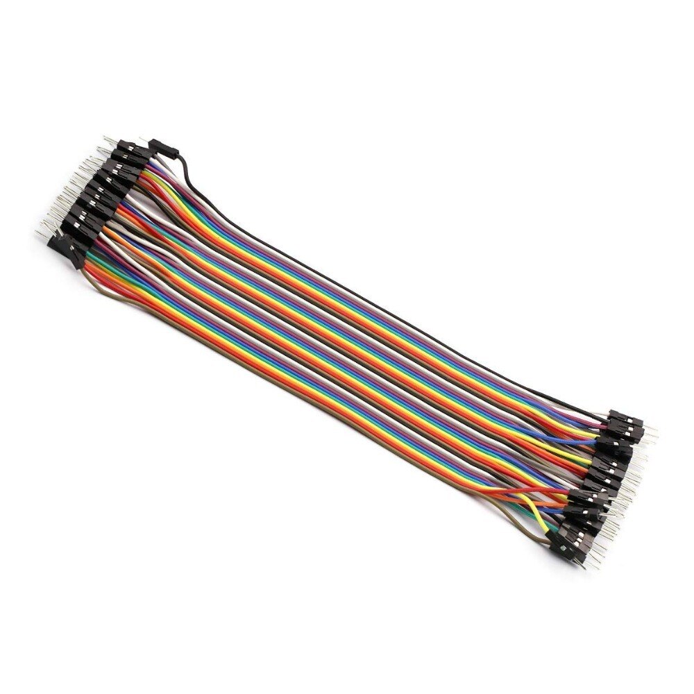 Aokin dupont cabo 10cm 20cm 30cm macho macho fêmea fêmea-fêmea jumper fio conector dupont cabo para arduino