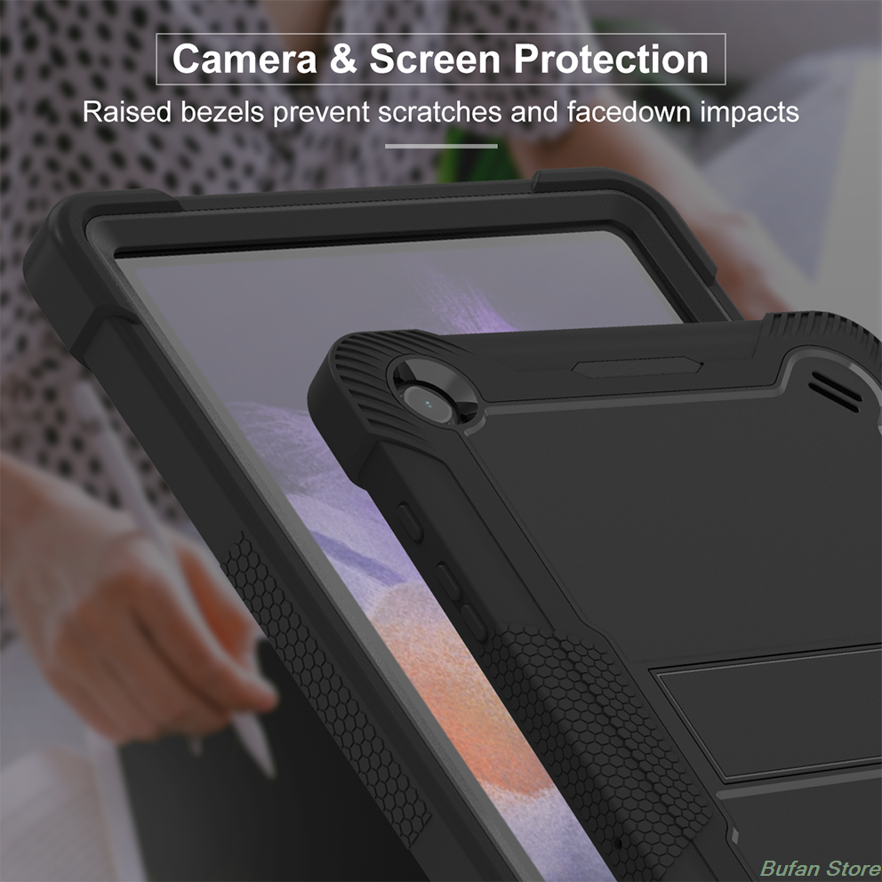 apply to iPad 9.7 inch 6th A1893 A1954 A1822 A1823 Anti fall armor protective shell with bracket tablet case