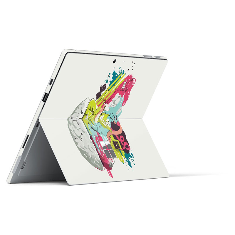 For Micro Surface Pro7 skin sticker for surface pro 7 Back Full Decal Tablet notebook vinyl Sticker: TN-surfacepro7-2012