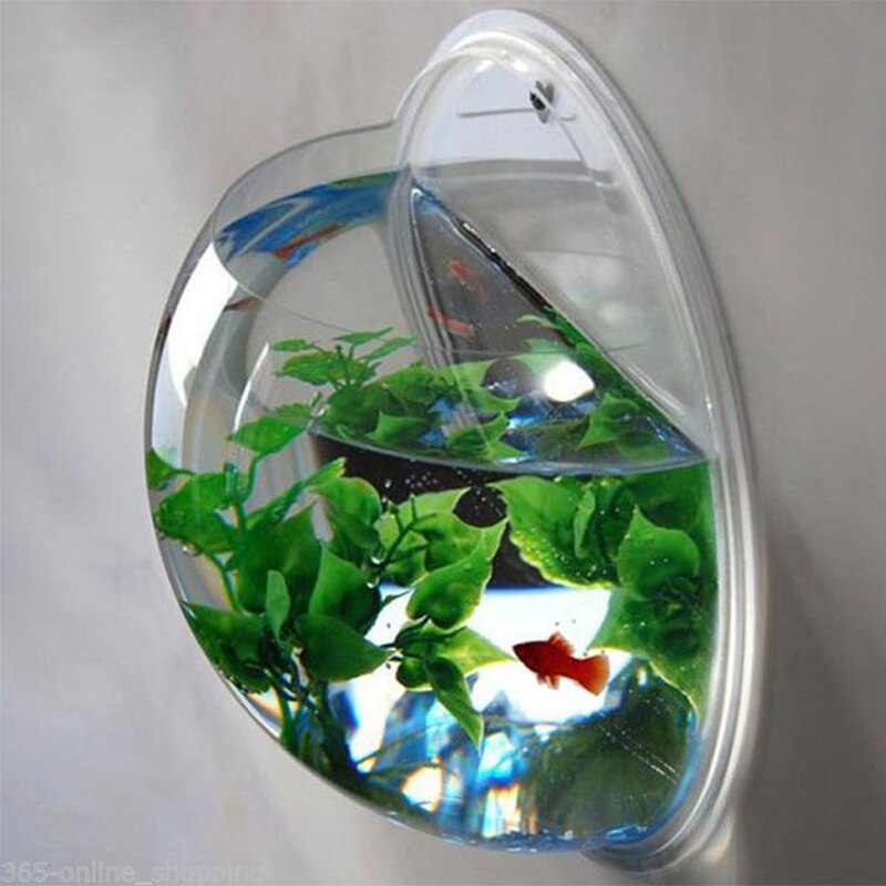 Acrylic Fish Bowl Wall Hanging Aquarium Tank Aquatic Pet Supplies Pet Products Wall Mount Fish Tank