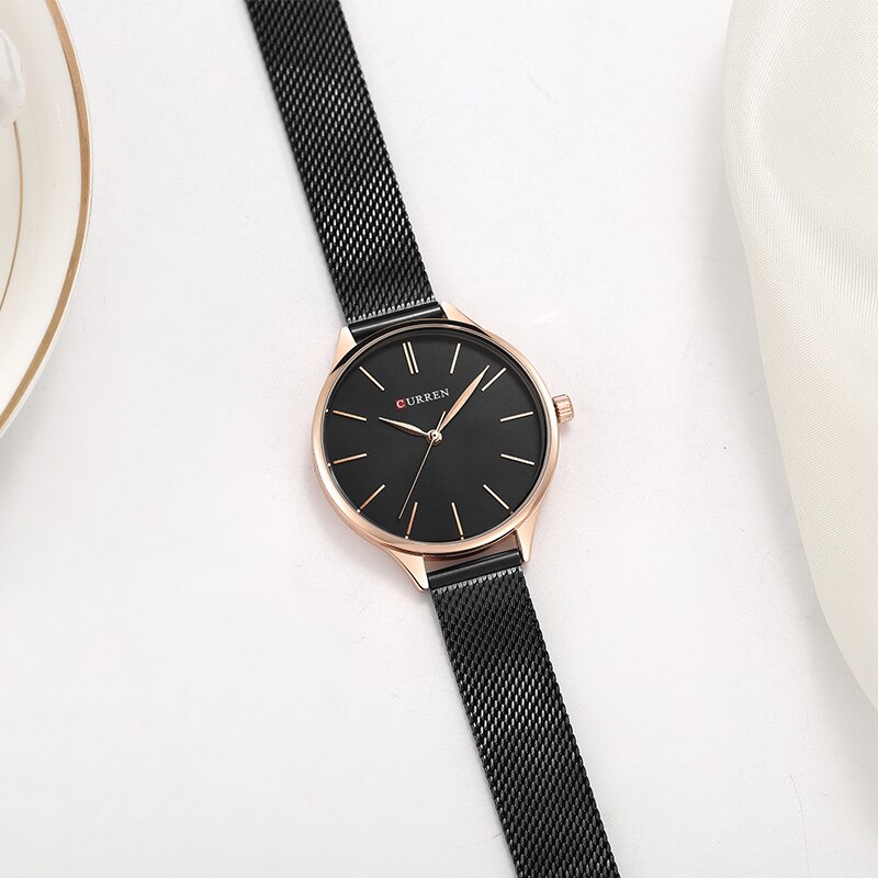 CURREN – montre-Bracelet à Quartz pour femmes, tendance, Style Simple, ,