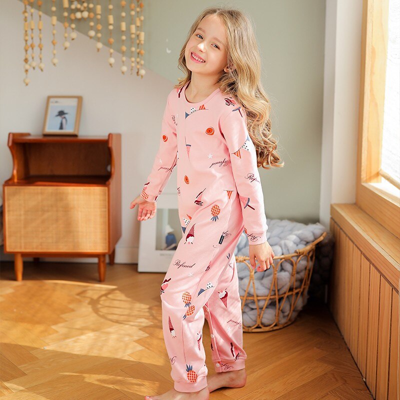 Winter Girls Flannel Nightgown Long Sleeve Lace Hem Nightdress 3-12y Kid Thicken Warm Sleeping Dress Baby Girl Leisure Home Wear