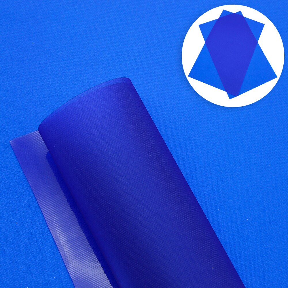 Royal Blue Series Faux Leather Sheets Solid Color Synthetic Leather Fabric Shimmer Glossy for DIY Handmade Materials Crafts: 1064064019