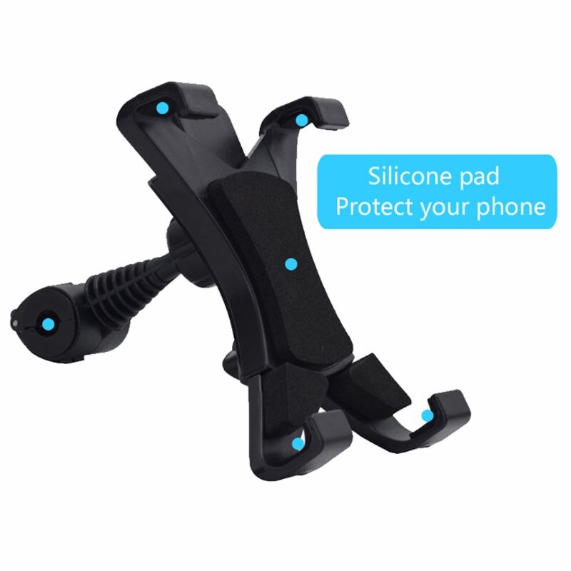 Universele 360-inch auto hoofdsteun houder achterbank montagebeugel voor 7-12 inch tablet  pc 19qa