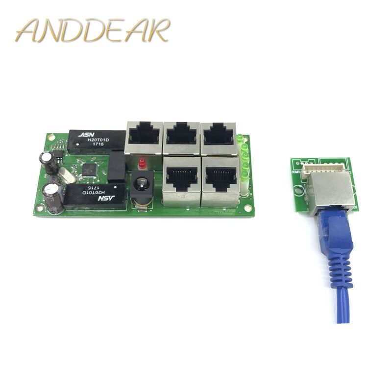 OEM mini goedkope priceule5-port HUB capture packet mirroring Elke poort capture packet data captureEthernetswitchmodule