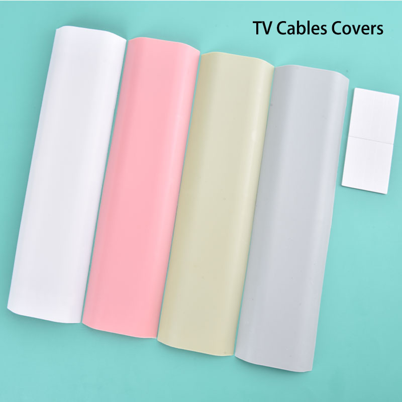 Safe Hide TV Cable Cover Wire Arrangement Wall Kit Computer Audio Home Storage Box Color Self-Adhesive Line Management Wall Kit
