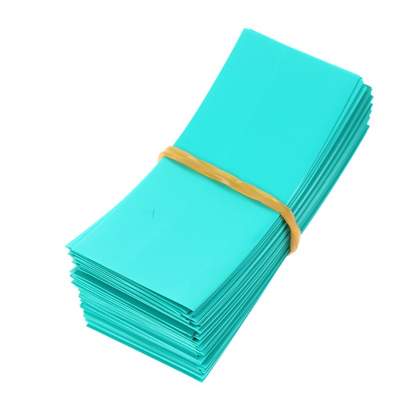 100 sztuk/partia bateria litowa enkapsulacji rury 18650 dedykowane rurki termokurczliwe Wrap izolowane odnowić pokrywa skóry folii pcv: GN