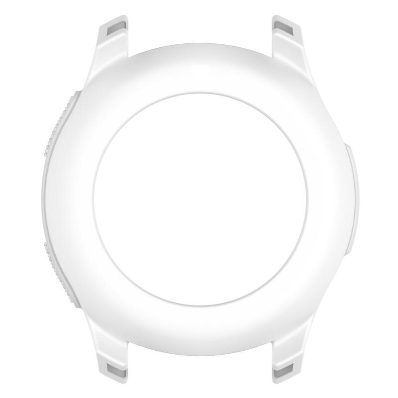 Protective Cover Case For Samsung Galaxy Watch 46mm band gear S3 Frontier Case Silicone Protective shell Watch Accessories: Transparent