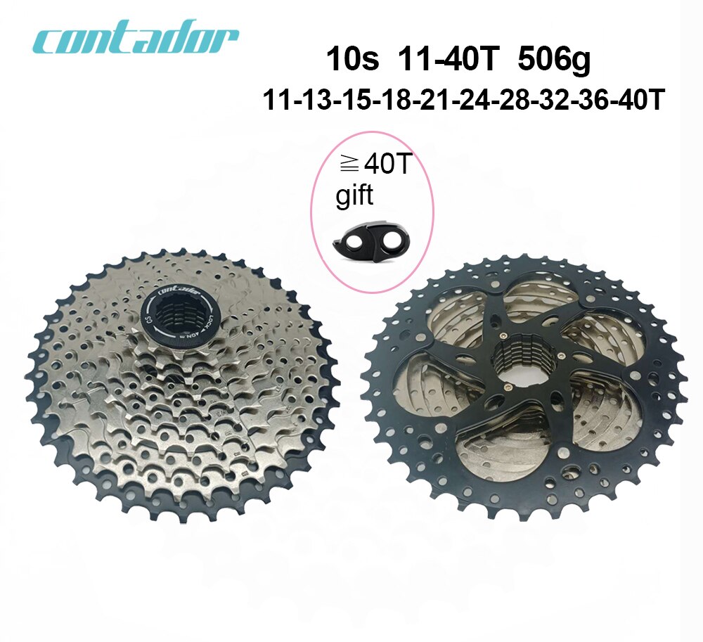 Contador bicycle cassette 8 9 10 11 12velocità MTB flywheel 11-40T/11-42T/11-46T/11-50T/11-52: 10S 11-40T