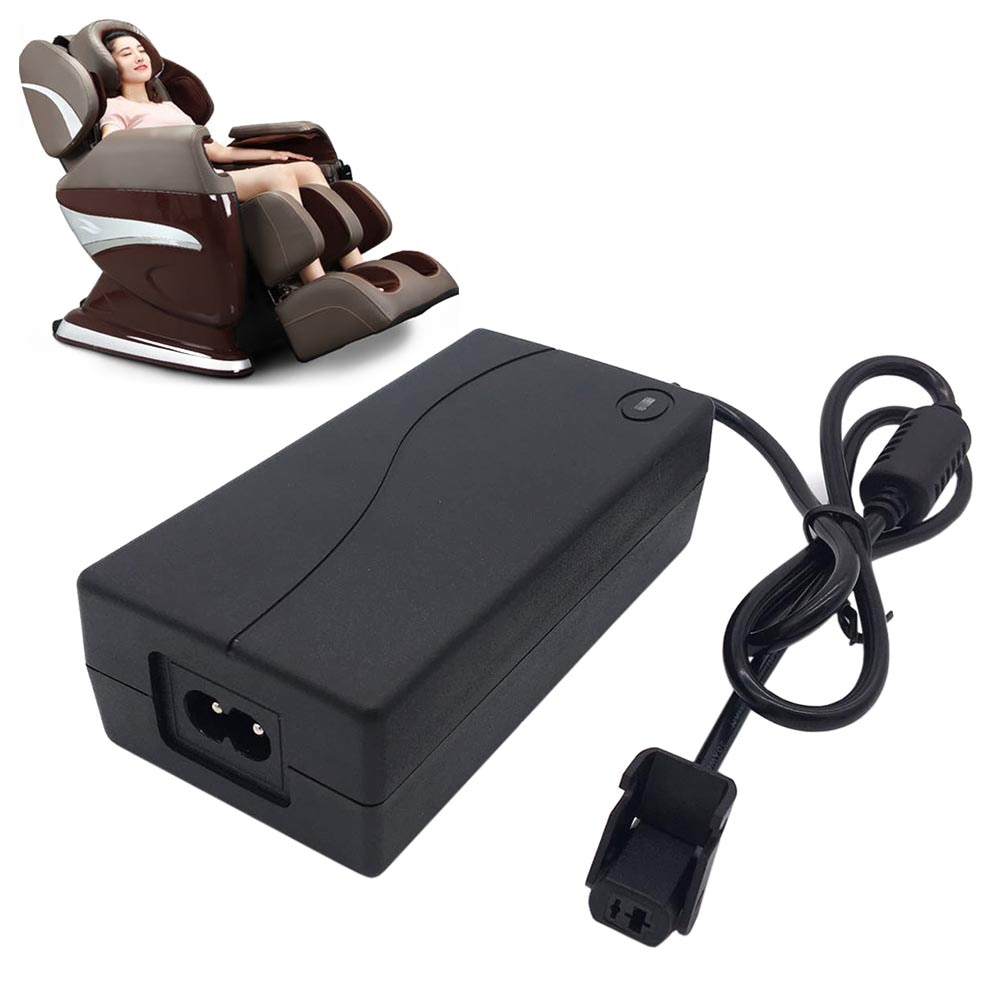 29V 2A Sofa Universal Power Supply Adapter Overload Protection Durable Electric Recliner Massage Chair Charger 2Pin Transformer