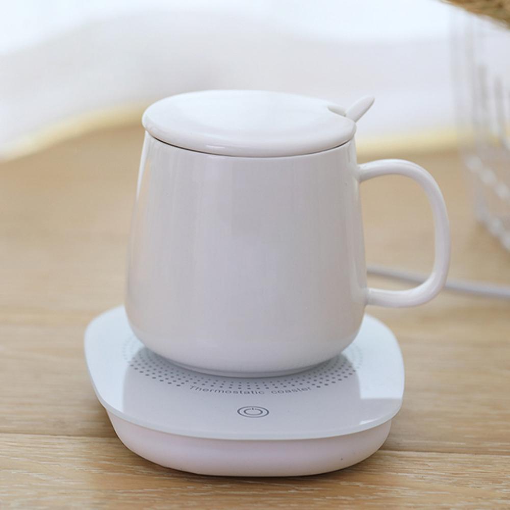 Heating Cup Mat USB Powered Thermostatic Gravity Sensor Coaster Warmer Heating Cup Holder Mat Mug Heater Coffee Mug Cup Warmer