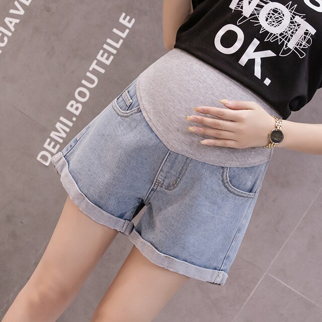 Alaster Queen Vrouwen Denim Shorts Hoge Taille Vrouwen Denim Shorts Flip Gevouwen Distressed Korte Jeans Crimped Hot Pants Wit XXL