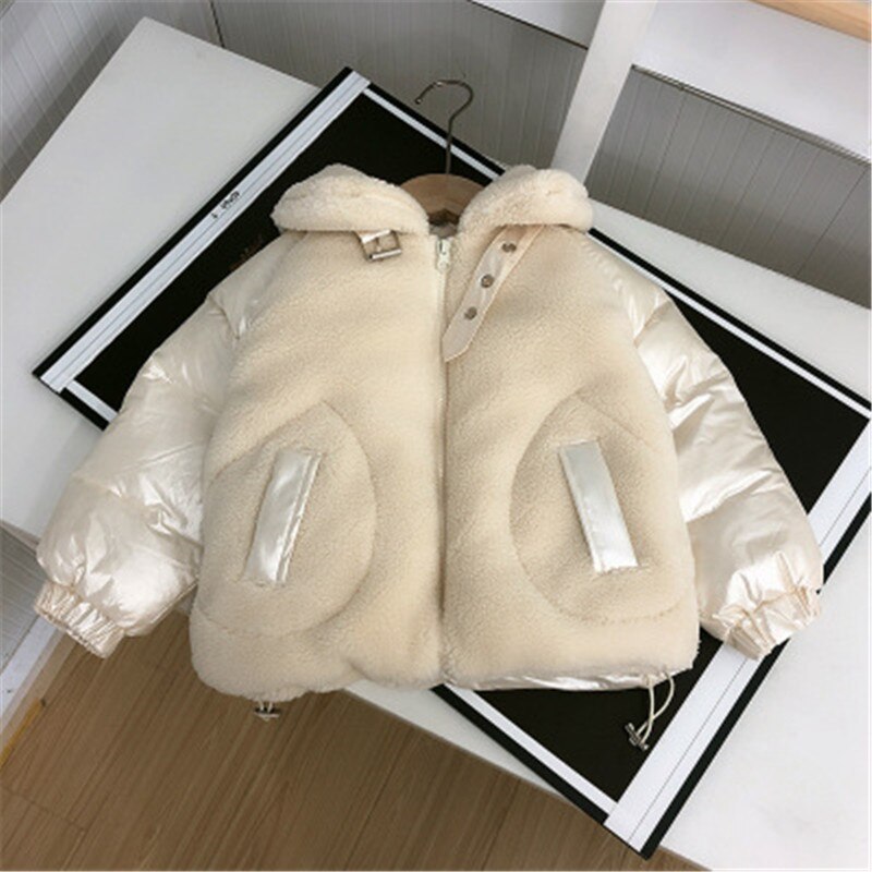 Thick Warm Parkas Baby Kids Jacket Children Fleece Coat For Girl Casual Jacket Coat Waterproof Boy Jacket Outerwear Boys Parka