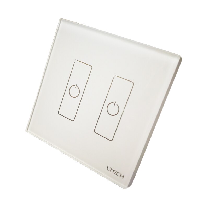 DALI Dimmer EDA2 Wall Mount Touch Panel 2 Channel On/Off Switch Dimmer LED Controller DALI Signal Driver for LED Light