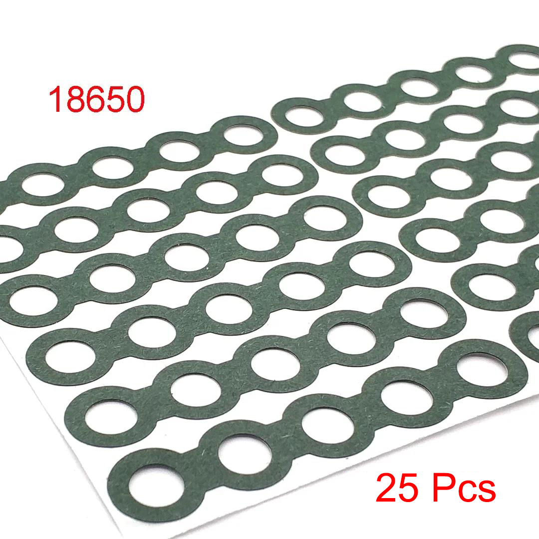 18650 Li-ion Battery Insulation Gasket Barley Paper Battery Pack Cell Insulating Glue Fish Electrode Insulated Pads 1S 3S 6S 8S