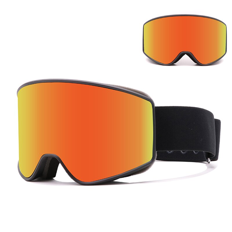 Sport Skibrillen Cilindrische Sneeuw Bril Double-Layer Antisluier Mannen Winter Outdoor Skiën Bril Kaart Bijziendheid
