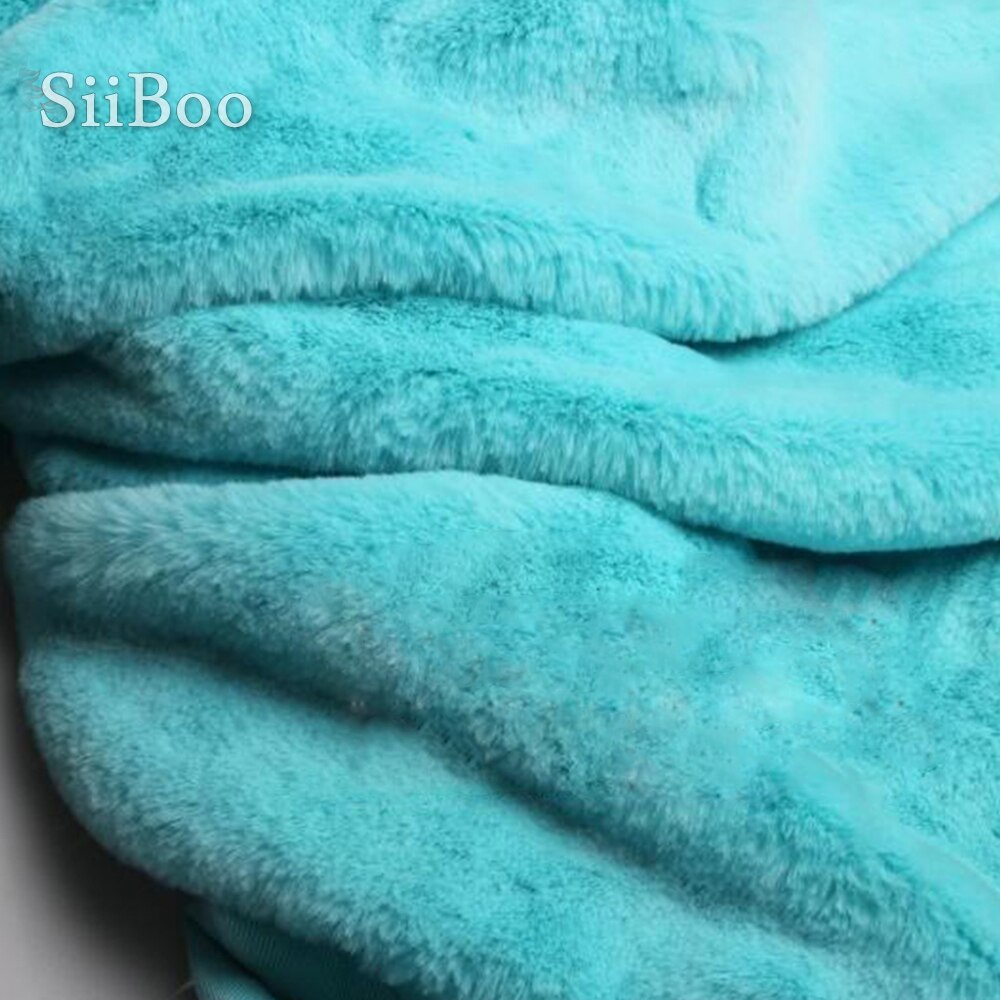 Di alta qualità 1cm peluche della pelliccia del faux tessuto per il cappotto di inverno del coniglio del faux dei capelli del tessuto del panno per il FAI DA TE il trasporto libero 160*50cm 1 pezzo SP3931