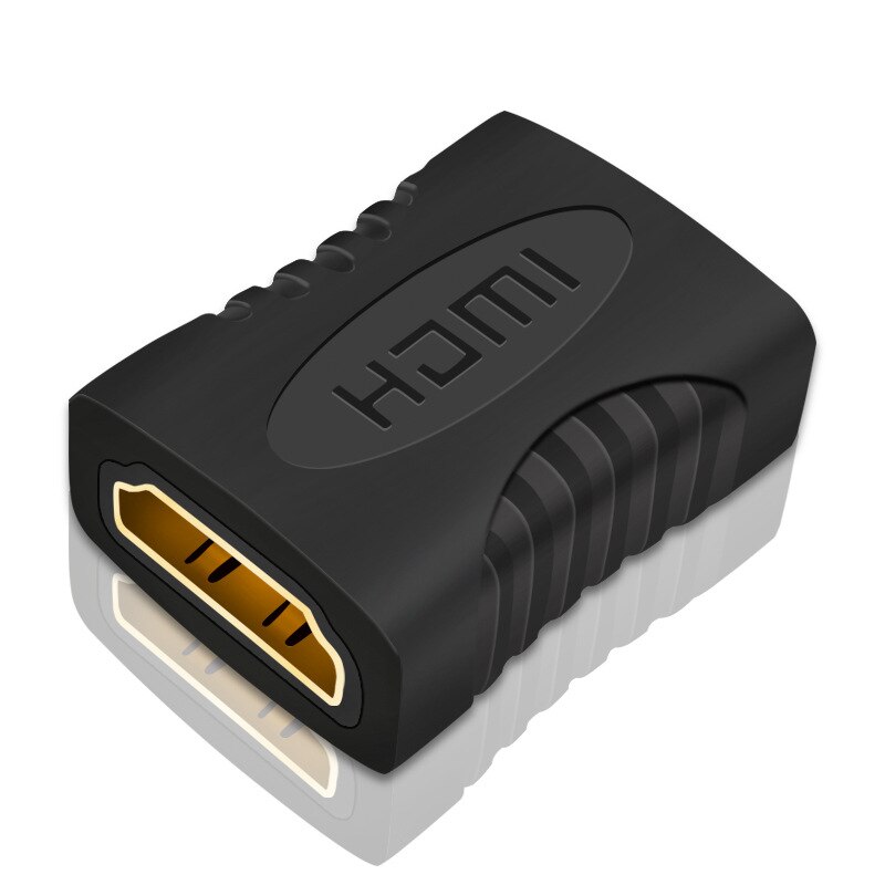 Mini Hdmi-Compatibel Extension Adapter Hdmi Vrouwelijke Naar Hdmi Female Connector Extender Converter Voor Hdtv Projector Monitor 1080P: 1Pcs