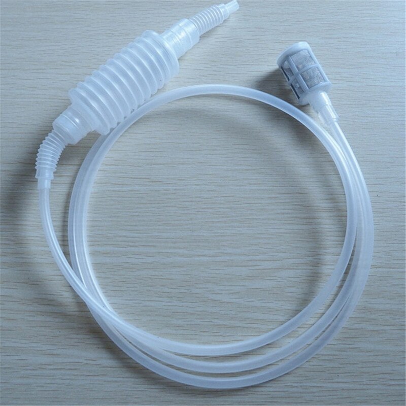 199CM Semi-automatic Home Brew Syphon Pack For Wine Making Hand Knead Siphon Filter Food Grade tube Transparent EJ878038