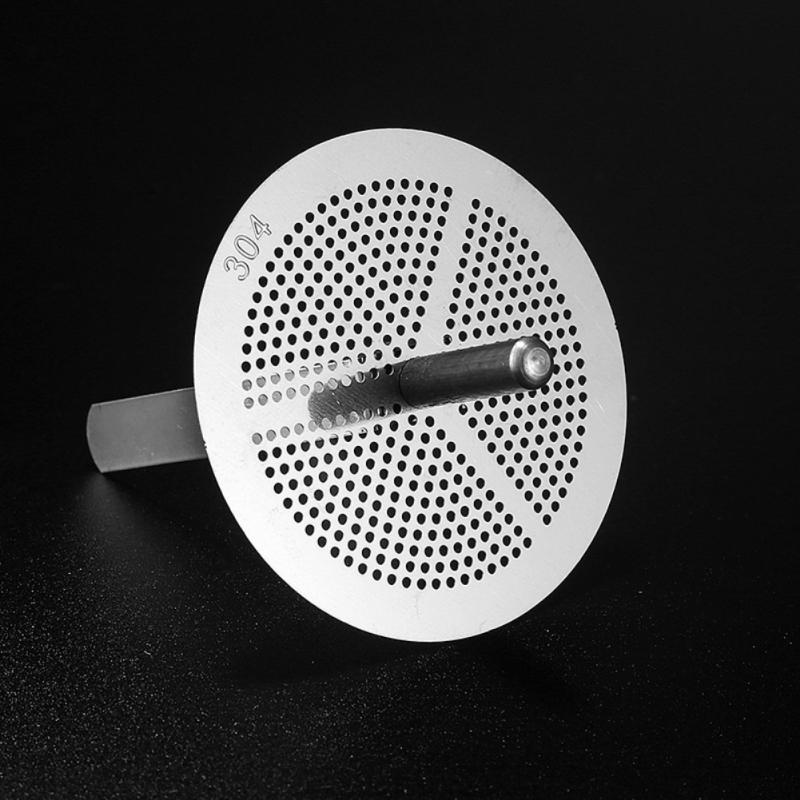 Embudo de cocina de acero inoxidable de tolva para líquidos Metal embudo Filtro de embudo de boquilla para Canning casa herramientas de cocina: J