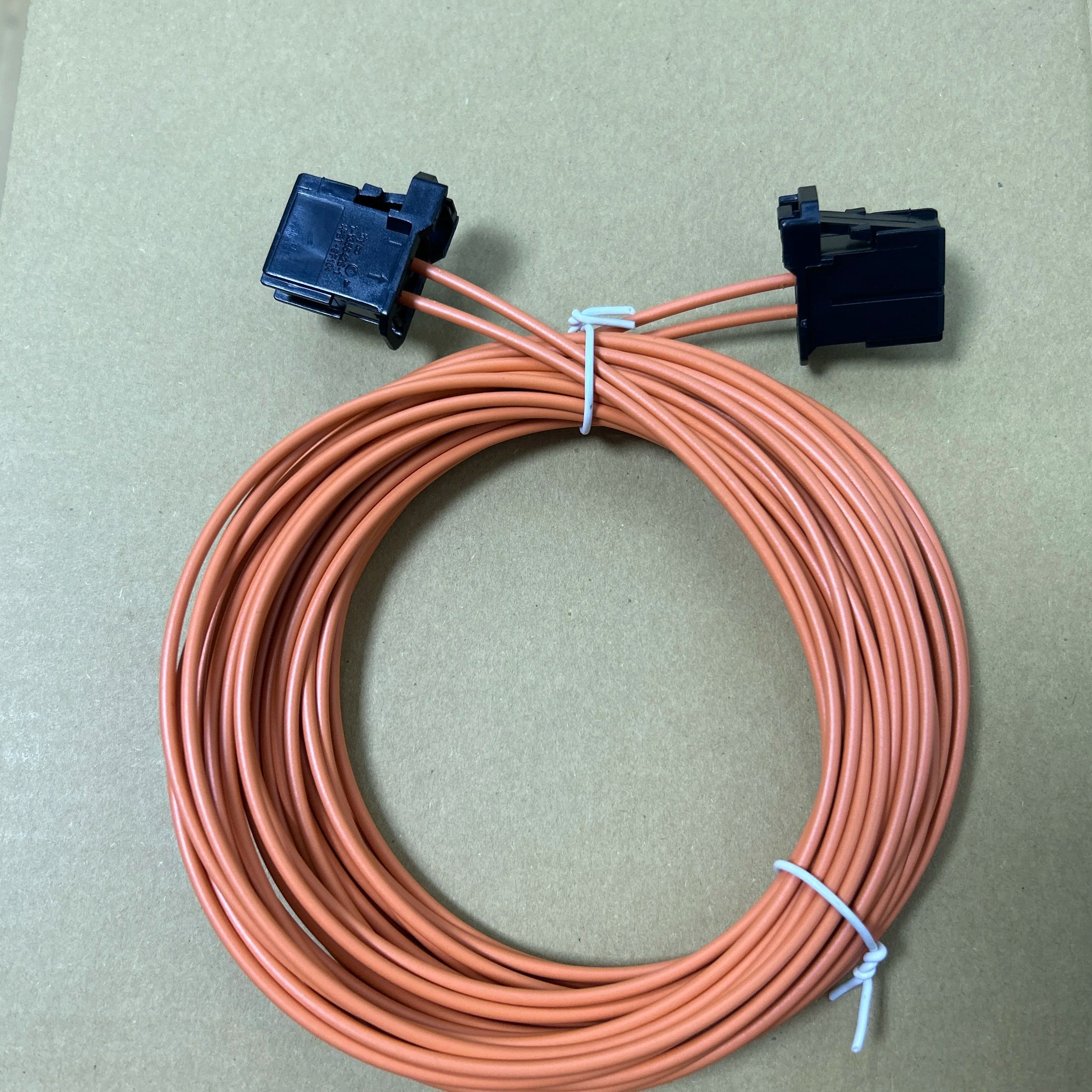 MOST fiber optic cable 100% optical fiber cable most cable Bluetooth car GPS car fiber cable: Orange