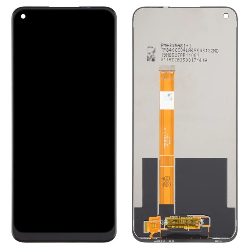 Original skjerm for oppo  a54 cph 2239 lcd display touch digitizer med ramme for oppo  a54 a74 a93 5g lcd reparasjon
