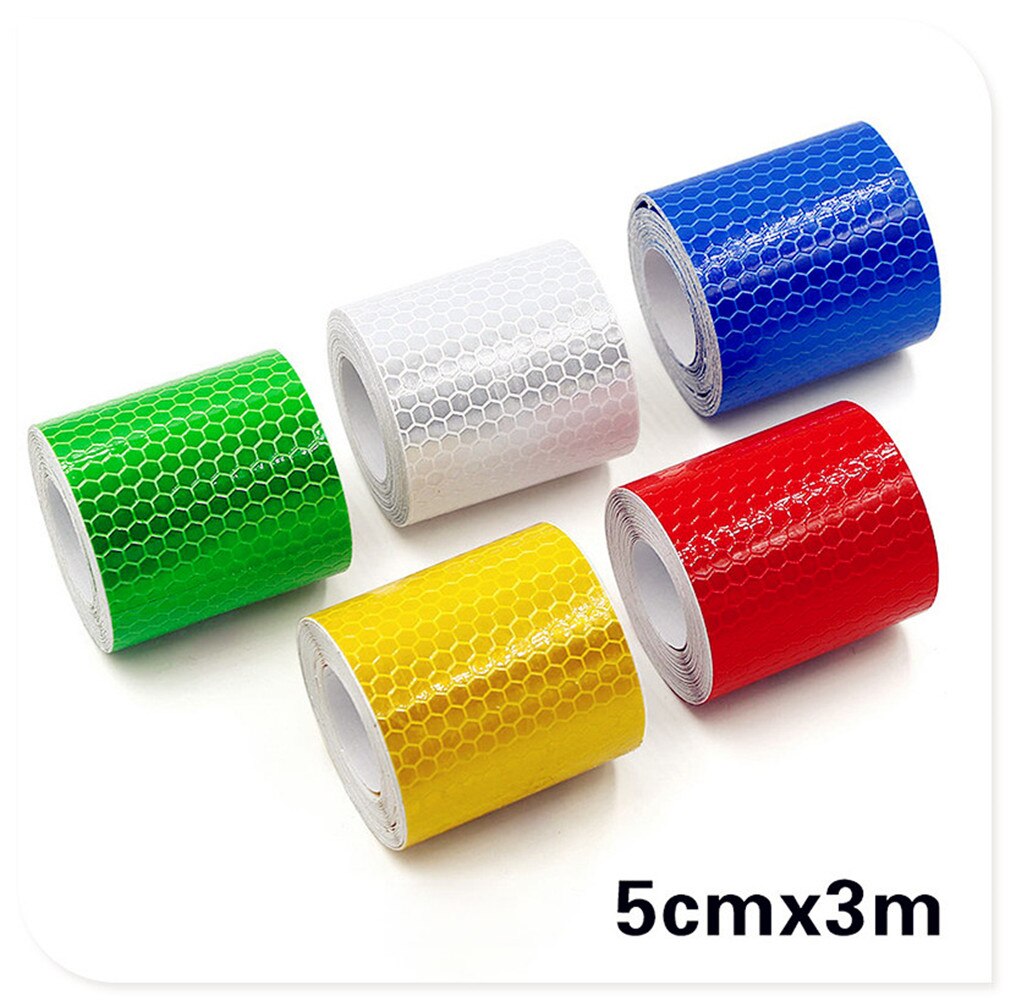 5cm Car Reflective Tape Stickers Warning for Toyota V Hilux Land Cruiser Avanza Carina Celica Corona