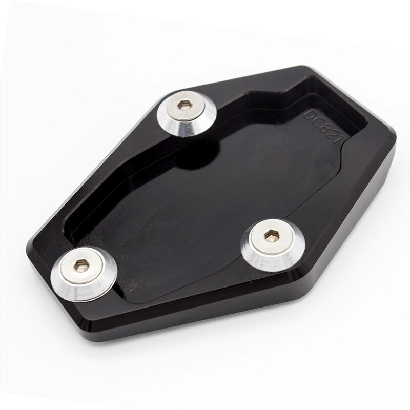 FXCNC Aluminum CNC Motorcycle Side Stand Plate Kickstand Extension Pad Fit For DK 125 200 390