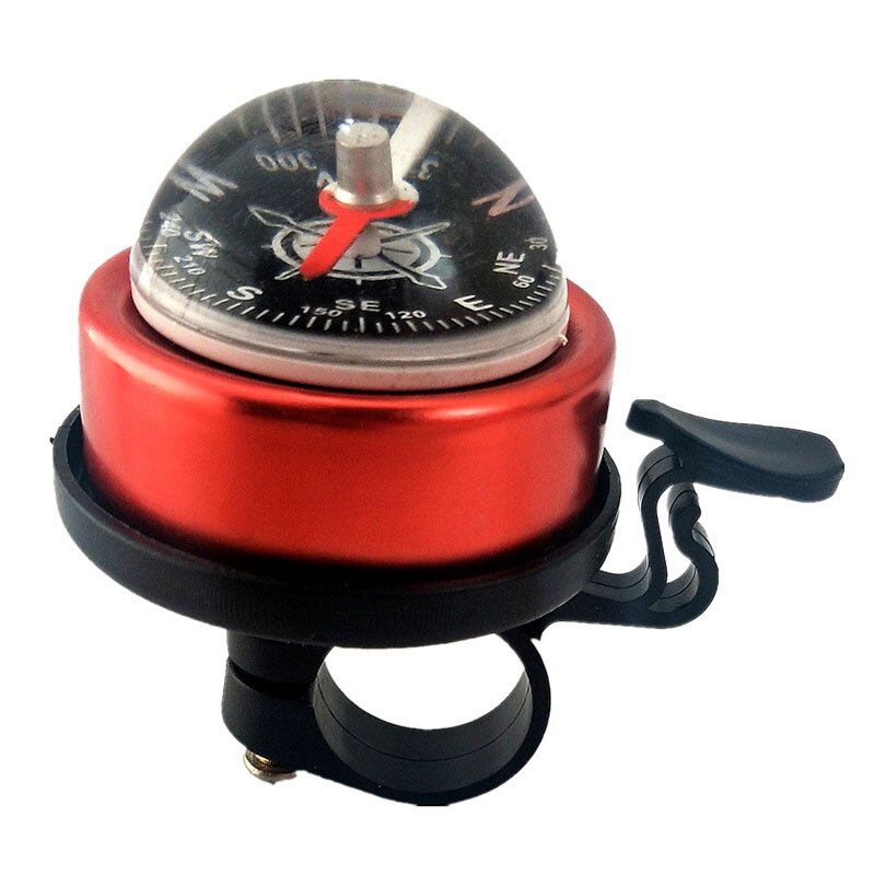 Fiets Bel Hoorn Mountainbike Stuur Kompas Bell Bike Horn Fietsen Stuur Kompas Ring-Down Hoorn Fiets Accessoires: Rood