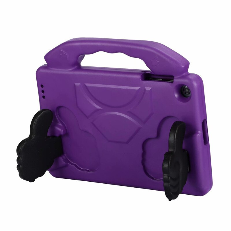 Morbida Antiurto Caso Bambini Del Silicone di Protezione Della Copertura per Samsung Tab UN 10.1 pollici 2019 SM-T515 T510 T515 Bambini Eva Tablet shell: 02 Purple