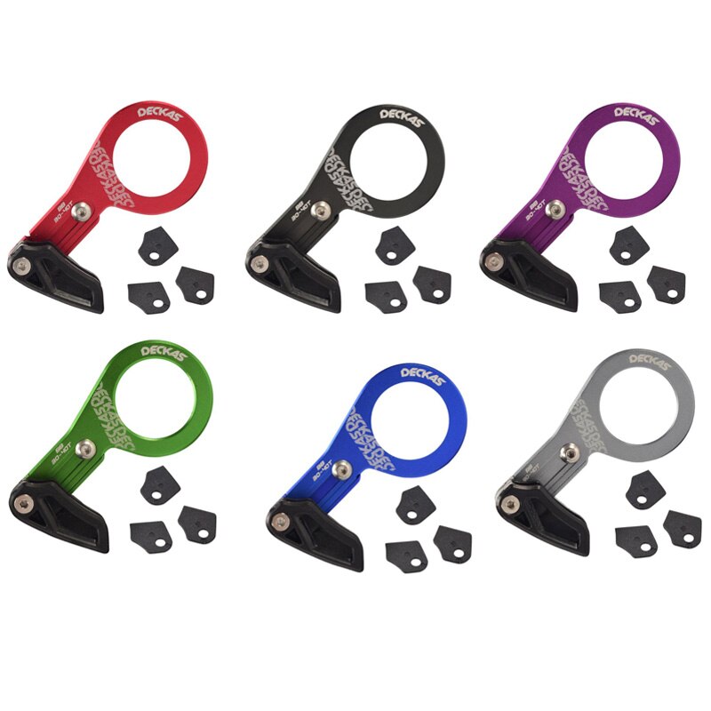 DECKAS guía para cadena bicicleta MTB guía para cadena de bicicleta 1X sistema BB montura CNC marcha única engranaje ancho estrecho guía de cadena negro