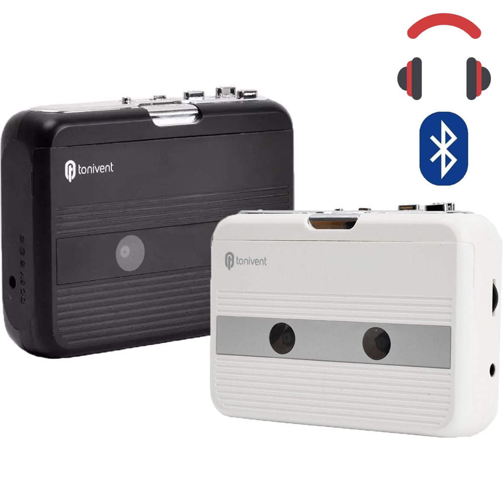 Bluetooth-kassette-afspiller personlig kassette-afspiller bærbar standalone kassette-afspiller fm-radio, auto-reverse-funktion bt-afspiller
