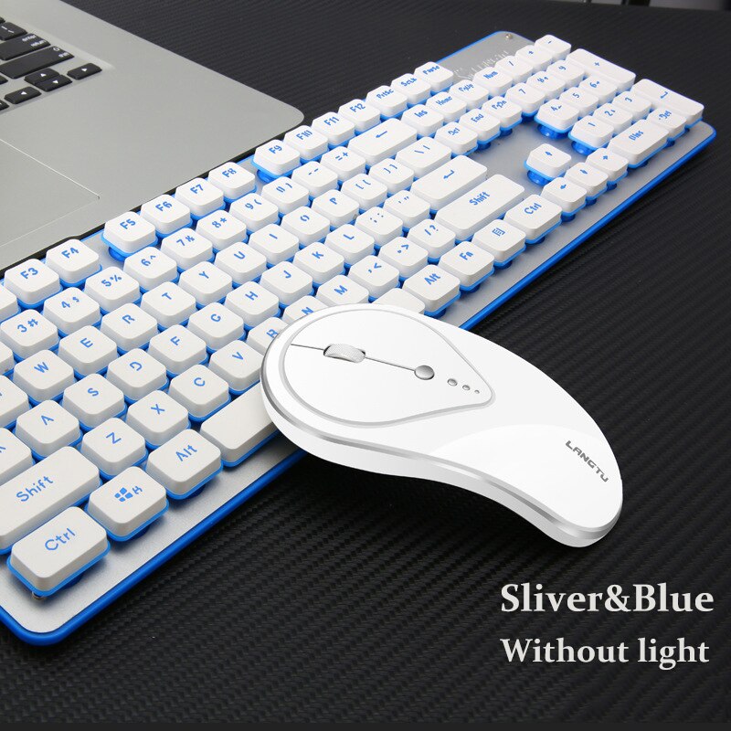 2.4G Wireless Gaming keyboard and mouse set Silent Button Rechargeable wireless keyboard and mouse gaming set wireless keyboard