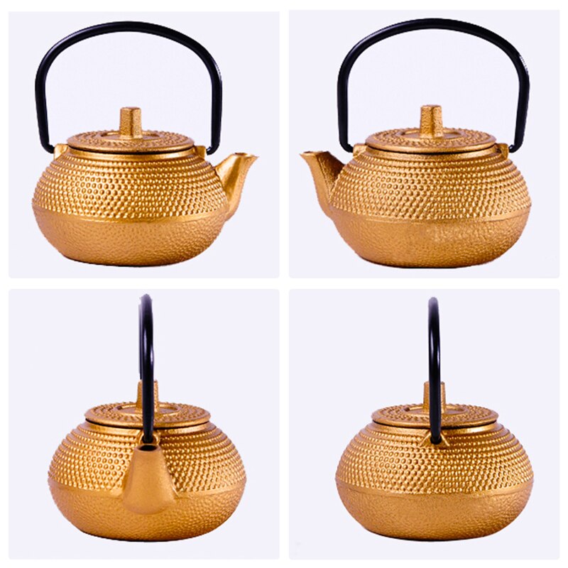 Mini bouilloire à thé en fonte de Style japonais, petite théière de 50ml, facile à transporter