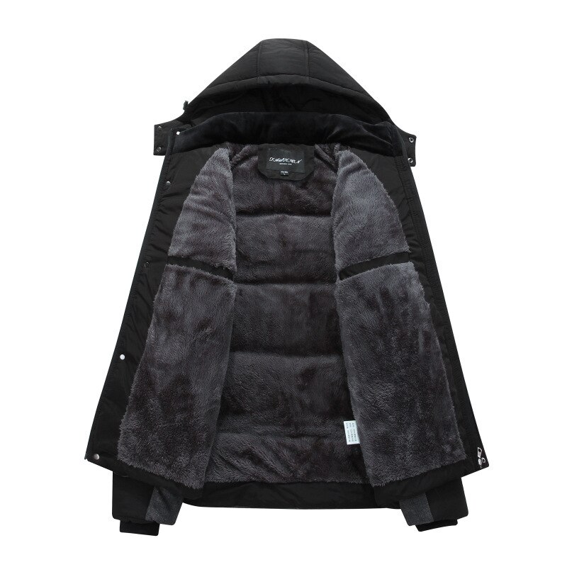 Winter Ski Jacket Men Waterproof Windproof Fleece Snow Jacket Thermal Cotton Coat For Outdoor Mountain Skiing Snowboard Jacket