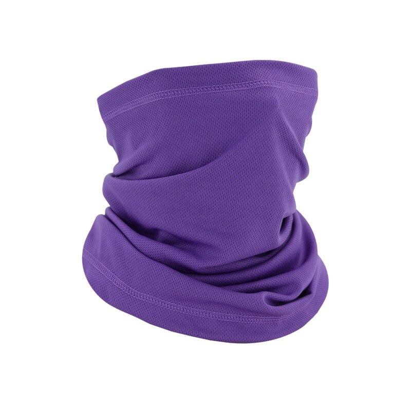 Men Windproof Neck Gaiter Elastic Tube Scarf Ear Cover Male Head Scarves Half Face Sun Ring Headscarf Headband Bandana: purple