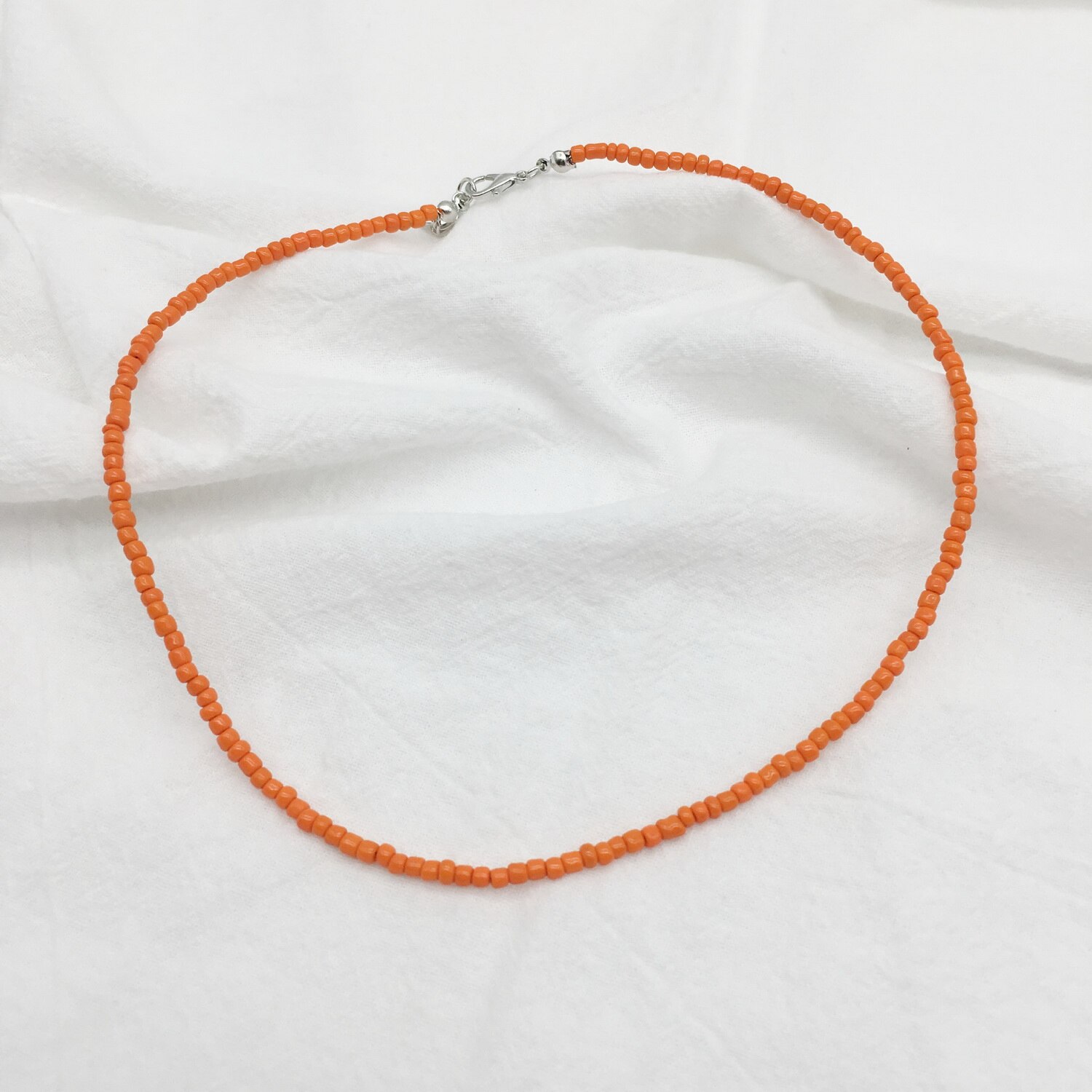 Choker damski 2021 moda 3 mm koraliki Bohemia Beach krótki naszyjnik dla urody kobiety dziewczyny hurtownia naszyjnik: 12