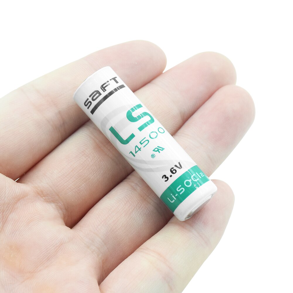 2Pcs 3.6V 14500 2000mAh Li-SOCl2 ER14505 Lithium Batteries For PLC CNC Machine Alarms Memory Back-up Tollgate Tracking Systems
