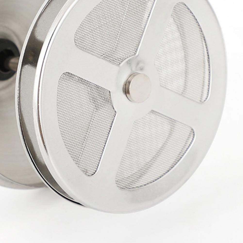 60%HOTMilk Frother with Handle Double Mesh Stainless Steel Lightweight Latte Maker for Kitchen